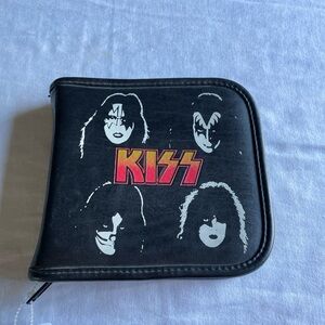 Kiss Black Media Case with Red and Yellow Logo